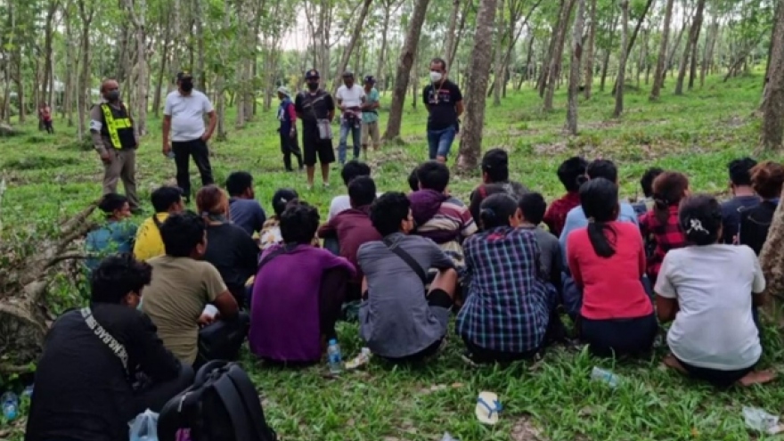 Thêm nhiều người Myanmar bị bắt giữ trên đường vượt biên sang Malaysia tìm việc